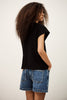 ALLIA short-sleeved T-shirt - BLACK