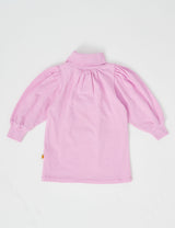 SOFIA EMBROIDERED PUFF SLEEVE SKIVVY - FAIRY FLOSS