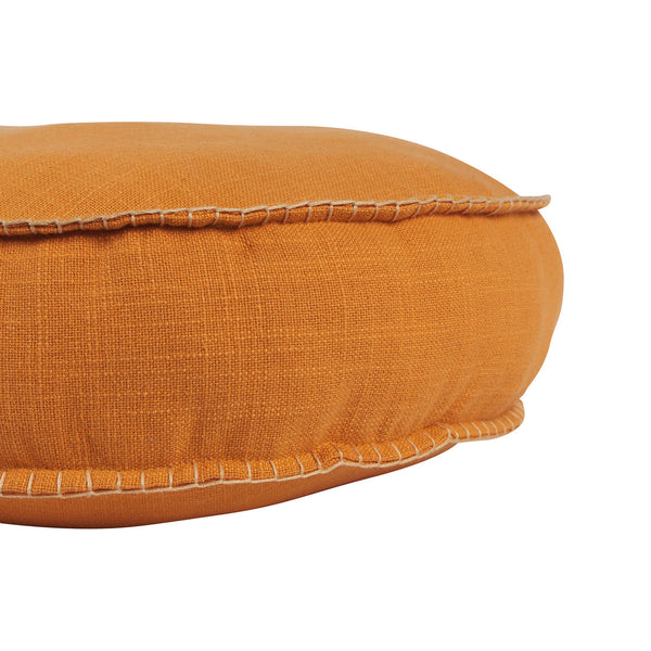 Rylie Round Cushion - Persimmon