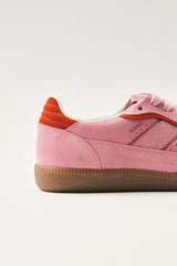 Rife Sea Pink Leather Sneakers