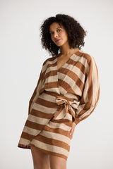 Porto Dress - Sienna Stripe
