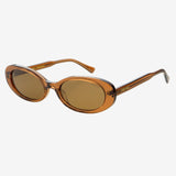 Mimi Oval Sunglasses - Brown