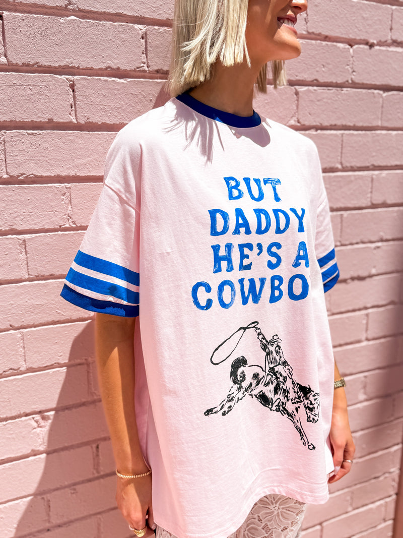 Cowboy Tee - Pink