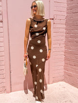 The Harper Maxi  - Polka Dot