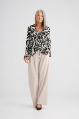 Harper Top - Zebra Print