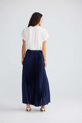 Alias Pleated Skirt - Navy