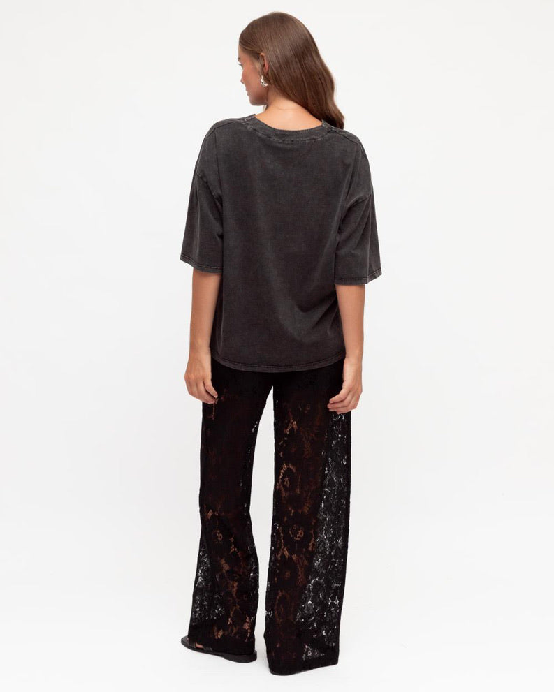 Millie Lace Pant - Black