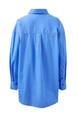 Peta Oversized Shirt - Amalfi Blue