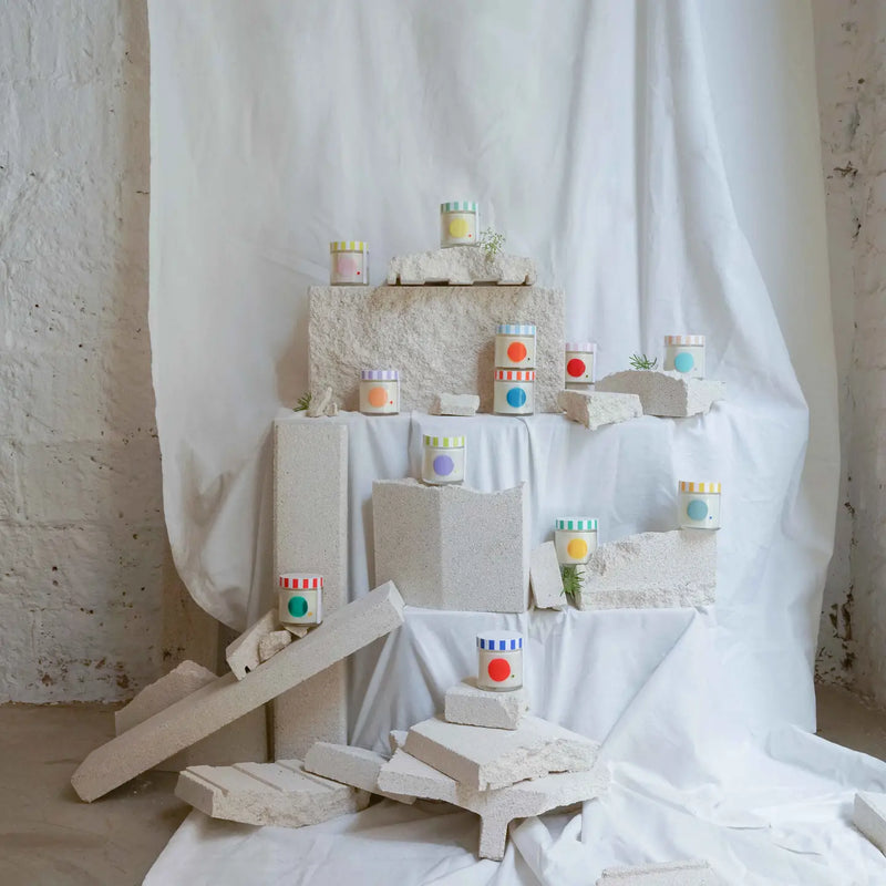 Champagne and Rose Candle