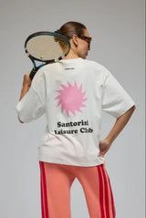 Santorini Oversized Tee Warm White