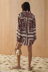 The Sabrina Shirt - Lucena print