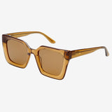 Coco Acetate Square Sunglasses - Brown