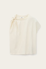 ALLIA short-sleeved T-shirt - ECRU