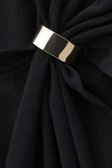ALLIA short-sleeved T-shirt - BLACK