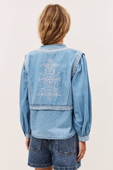 LAURA denim shirt
