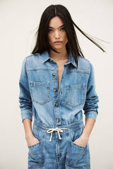 Myrella Denim CargoJumpsuit