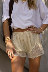 Amelie Lace Short - Lemon