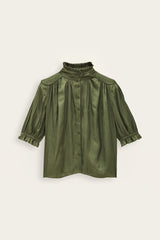 CAMILA stand-up collar shirt