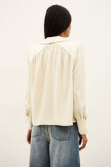 WILNA shirt with shoulder pads