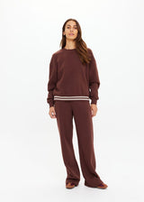 Toluca Lisel Crew Neck Sweater - Cocoa