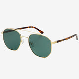 Austin Sunglasses- Green / Gold