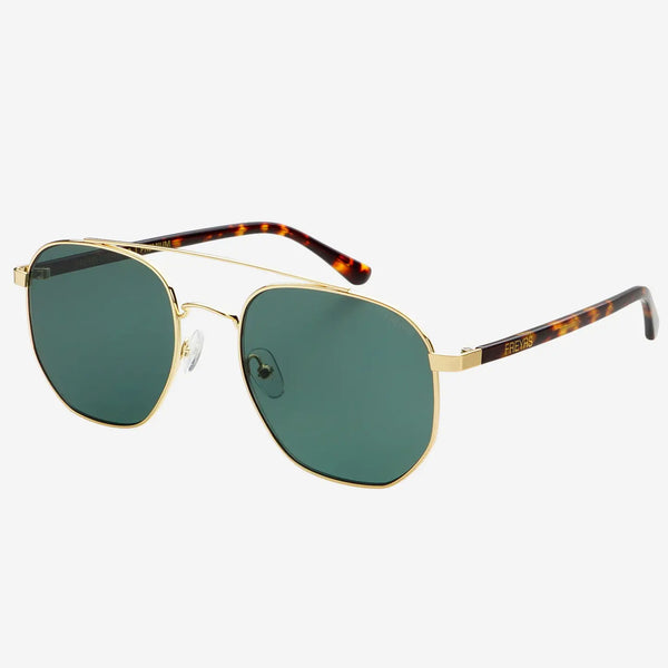 Austin Sunglasses- Green / Gold