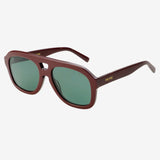 Voyager Aviator Sunglasses - Burgundy