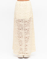 Hayley Lace Skirt - Cream