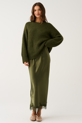 Luna Skirt - Khaki
