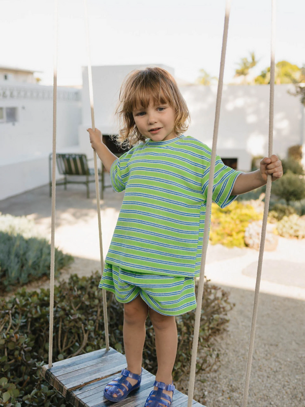 Felix Tee, Terry Stripe Green