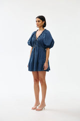 Pia Mini Dress - Denim