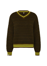 CASTILLA CLEMENTINE KNIT CREW - OLIVE