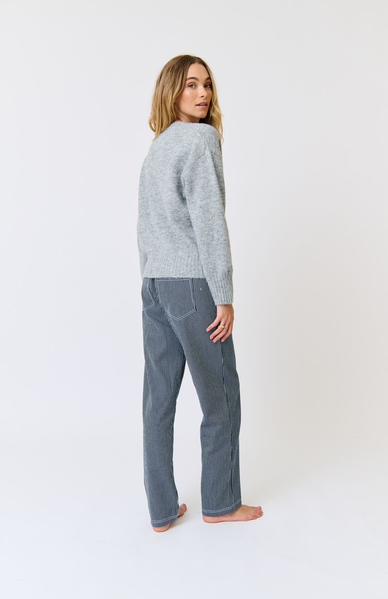 Aurora Knit Cardi - Grey Marle