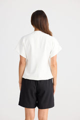 Origami Top - White