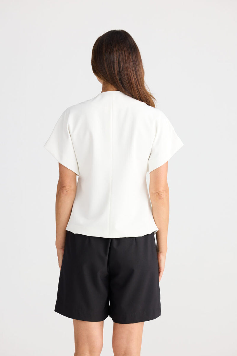Origami Top - White