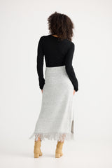 Seville Skirt - Grey Marle