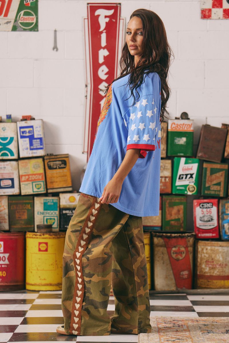 THE DREAM BIG BRENDA PERIWINKLE TEE