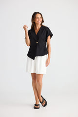 Origami Top - Black
