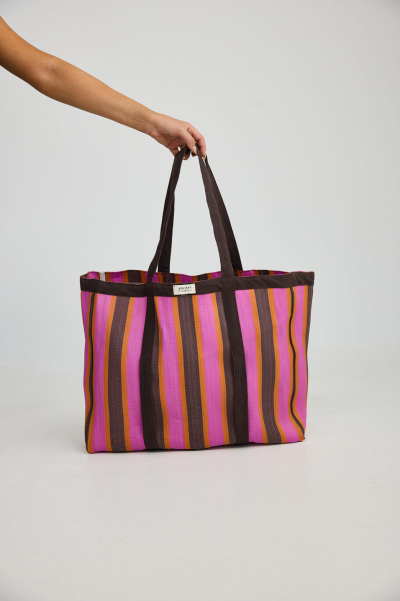 Idris Beach Set - Pink Stripe