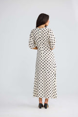 Jocelyn Dress - Ivory Spot
