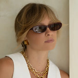 Sophie Cat Eye Sunglasses - Burgundy