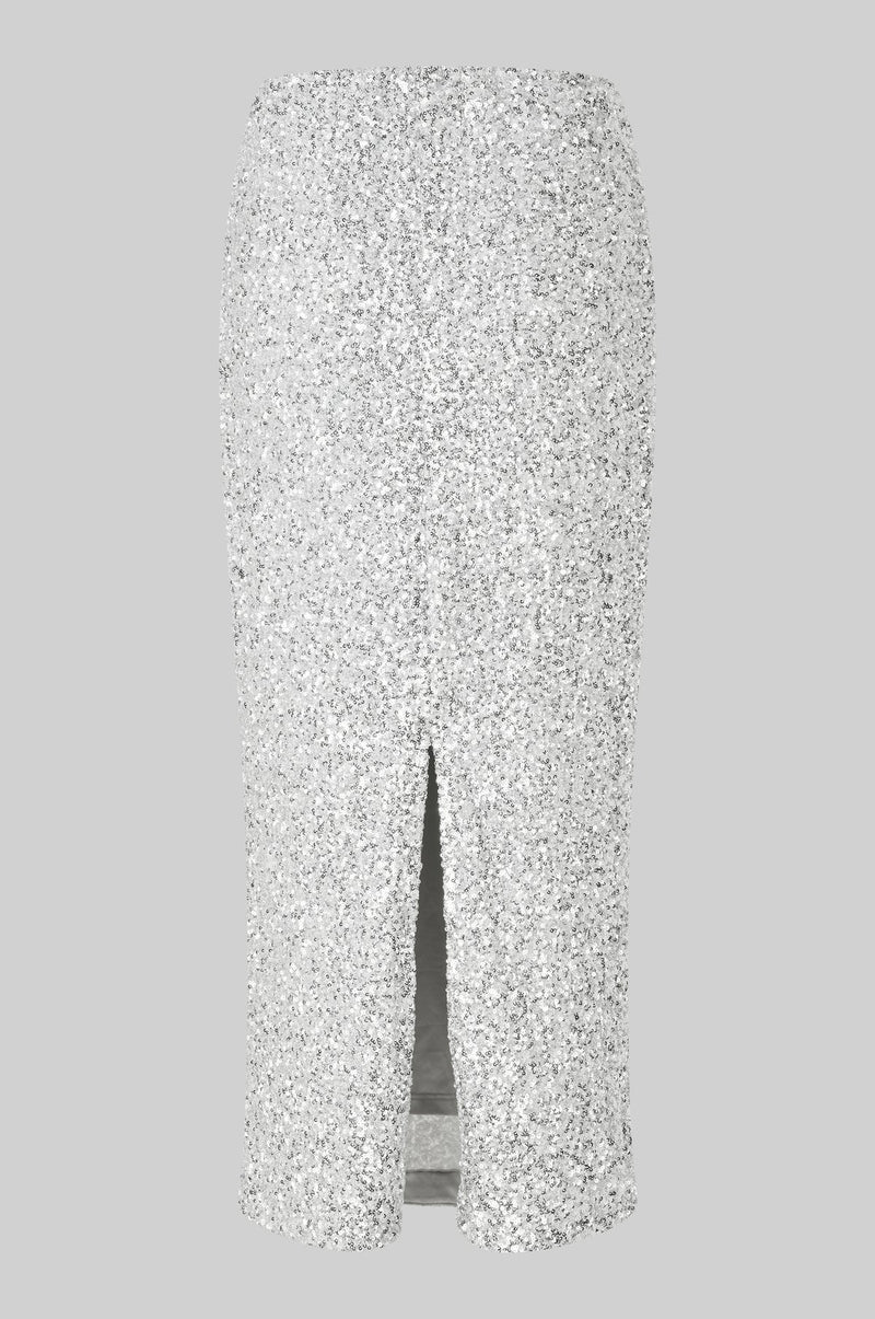 Shimma Skirt - Metallic Silver