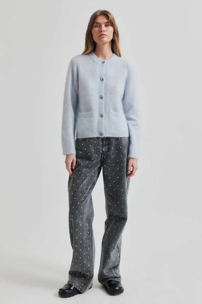 Annelen Knit Cardigan - Skywriting