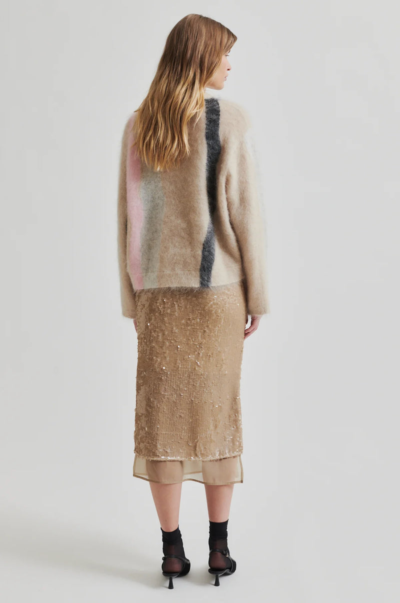 Marbel Knit O-Neck -