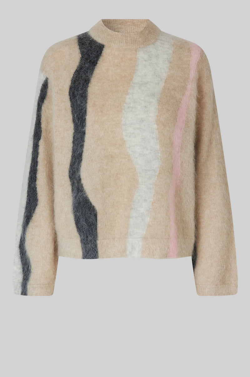 Marbel Knit O-Neck -