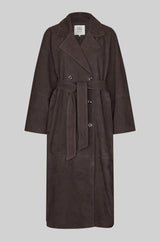 Noomi Suede Trenchcoat