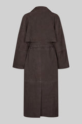 Noomi Suede Trenchcoat