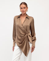 Ally Blouse - Bronze