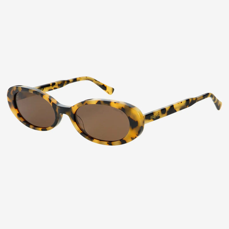 Mimi Oval Sunglasses - Milky Tortoise