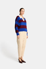 Nicole Sweater - Pinot / Colbalt